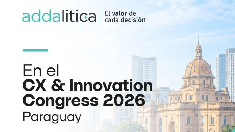 Placa de Addalitica en el CX & Innovation Congress 2026, Paraguay
