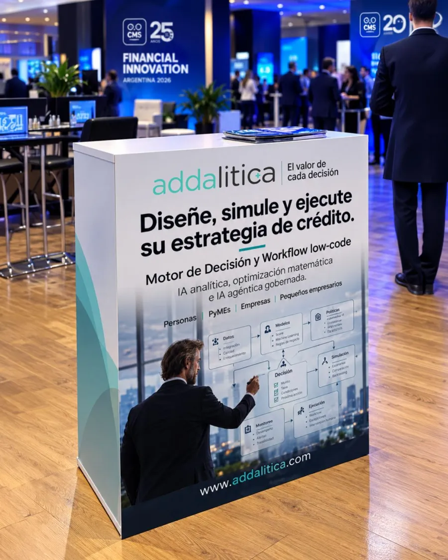 Stand de Addalitica en Financial Innovation Argentina 2026